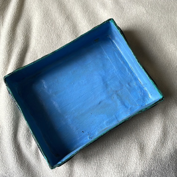 Vintage Handmade Gemma Taccogna Box! Papier-mâché? Mexico - Picture 9 of 10